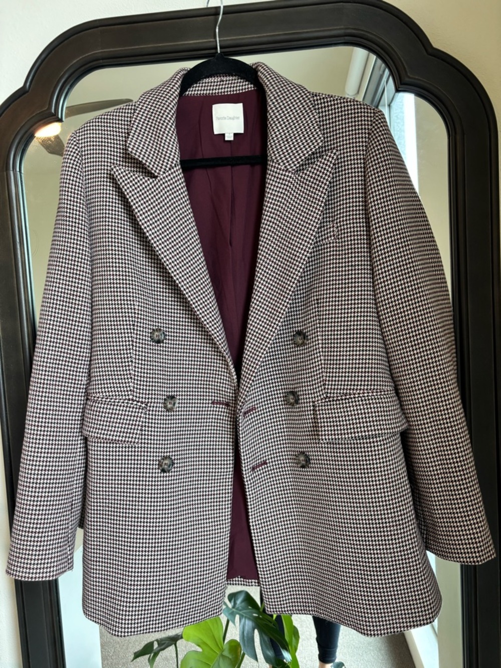 Favorite Daughter Houndstooth Blazer